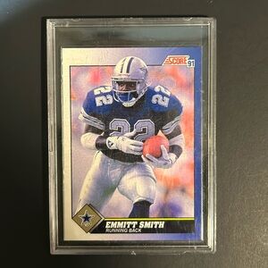 🏈 Emmitt Smith 1991 Score NFL Card 15. Mint Condition